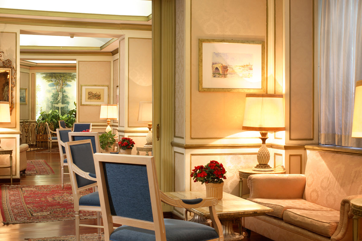 Hotel Eliseo Рим Интерьер фото